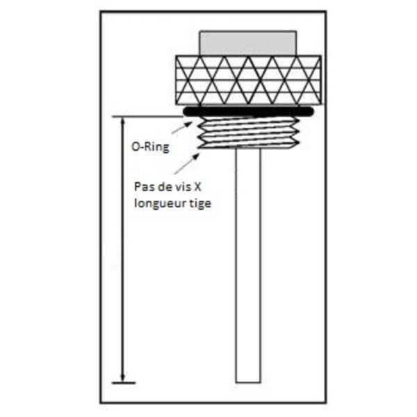 Jauge de température d'huile V PARTS Ø 27x1,5x28