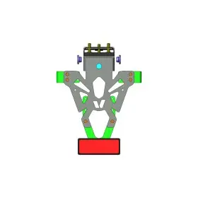 Support de plaque V PARTS noir Honda CB650F