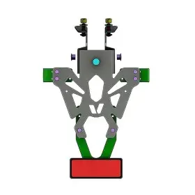 Support de plaque V PARTS noir Kawasaki ER6