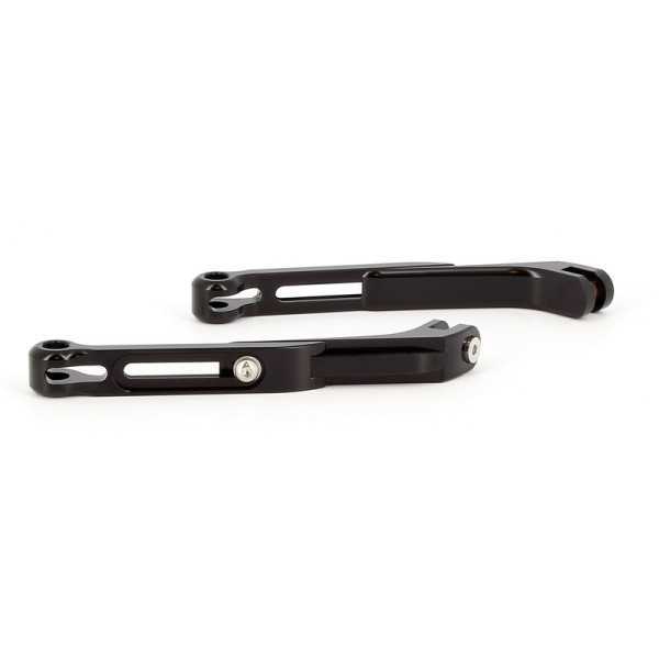 Kit ajustement leviers réglables V-PARTS noir par paire