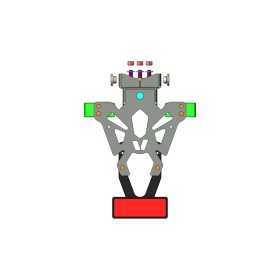 Support de plaque V PARTS noir Yamaha YZF-R1