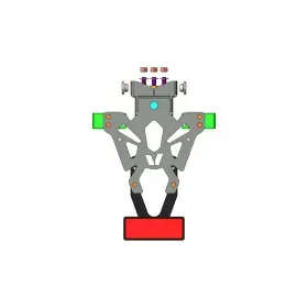 Support de plaque V PARTS noir Yamaha YZF-R1