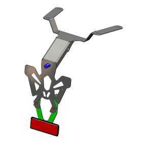 Support de plaque V PARTS noir Honda CB650R