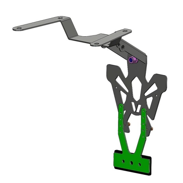 Support de plaque V PARTS noir Honda CB650R