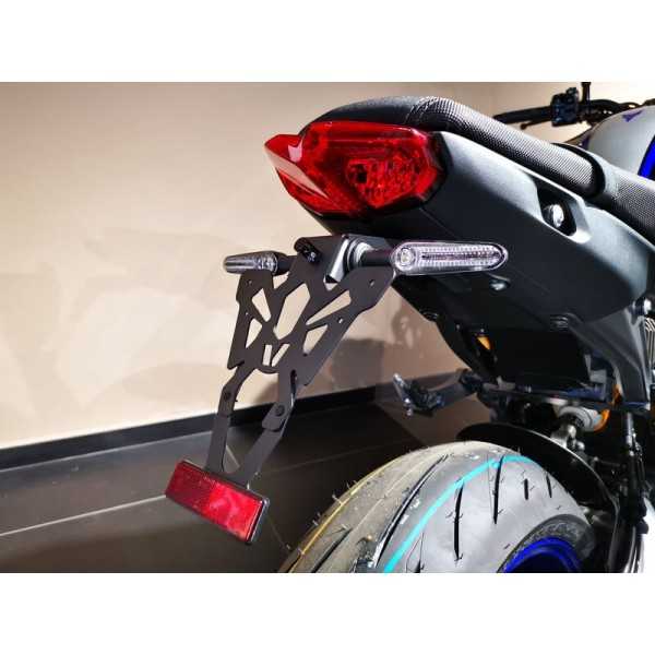 Support de plaque V PARTS noir - Yamaha MT-09