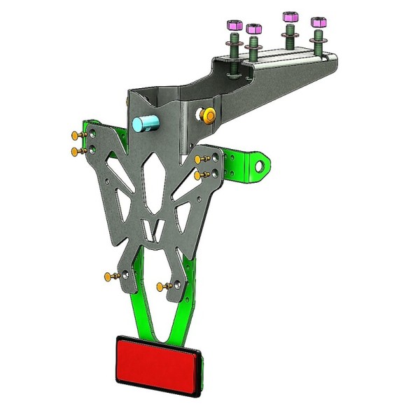 Support de plaque V PARTS noir Honda CB500X