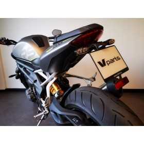 Support de plaque V PARTS - noir Triumph Speed Triple 1200 