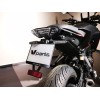 Support de plaque V PARTS noir - Yamaha MT-07 TRACER/MT-09 TRACER
