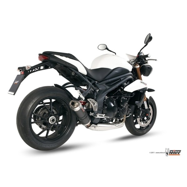 Silencieux MIVV GP carbone  Triumph Speed Triple 1050