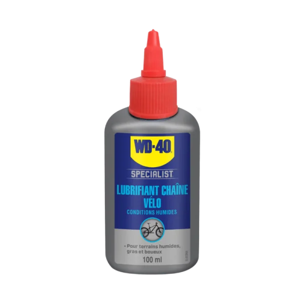 Lubrifiant chaine conditions humides vélo WD 40 Specialist® - 100ml
