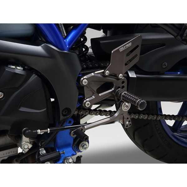 Commandes reculées réglables YOSHIMURA X-Tread - Suzuki SV650/650X