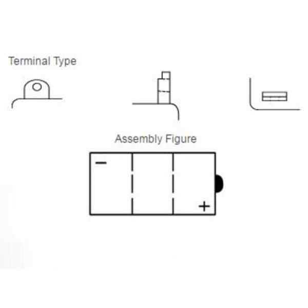 Batterie YUASA conventionnelle sans pack acide - 6N11A-1B