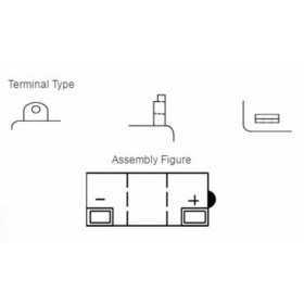 Batterie YUASA conventionnelle sans pack acide - 6N6-3B-1