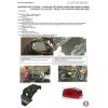 Support de plaque ACCESS DESIGN passage de roue noir Kawasaki W800