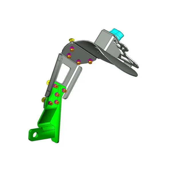 Support de plaque ACCESS DESIGN ''ras de roue'' noir Triumph Street Triple 800