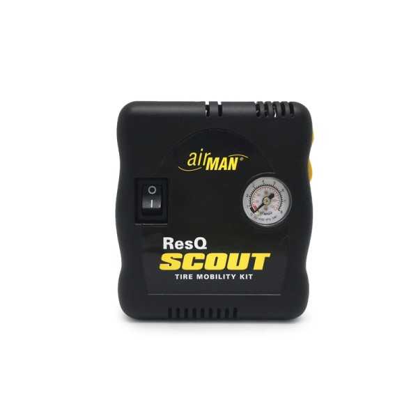 Kit mini-compresseur + bombe anticrevaison AIRMAN ResQ Scout