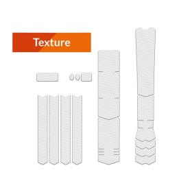 Kit XL protection adhésive pour cadre de vélo ALGIS Texture - transparant
