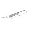 Jeu de 5 ressorts BUZZETTI 87x18,3mm pour béquille centrale 445917