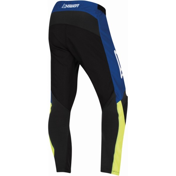 Pantalon enfant ANSWER A22 Syncron Prism bleu/jaune fluo taille 26