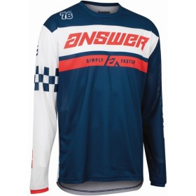 Maillot ANSWER A22 Arkon Octane bleu/blanc taille XL