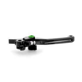 Leviers repliables ART noir/vis verte par paire