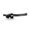 Leviers repliables ART noir/vis orange par paire