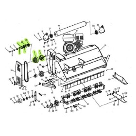 Pièce détachée ART Tondeuse SLH 120 - embrayage complet - vue n° 5 / 6 / 7 / 8 / 9