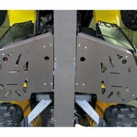Protection de marche pied AXP - aluminium 4mm Polaris Sportsman 800