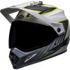 Casque BELL MX-9 Adventure Mips - Dalton Blanc/Jaune Hi-Viz