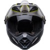 Casque BELL MX-9 Adventure Mips - Dalton Blanc/Jaune Hi-Viz