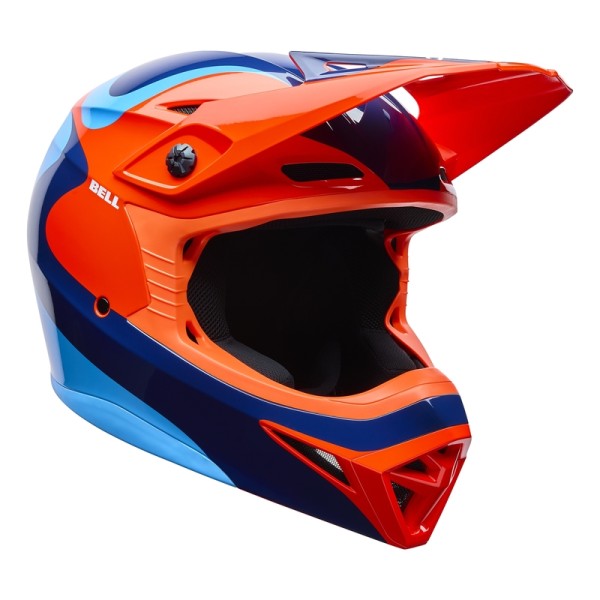 Casque BELL MX-10 Mips - Wave Orange/Blue