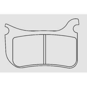 Plaquettes de frein BERINGER Racing métal fritté - KIT1200R8