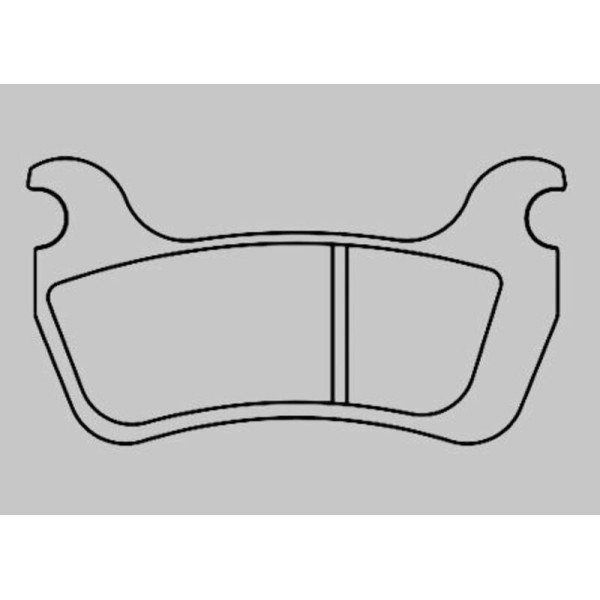 Plaquettes de frein BERINGER Quad métal fritté - KIT1158S