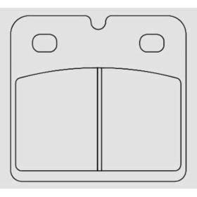 Plaquettes de frein BERINGER Touring métal fritté - KIT506F3