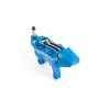 Etrier de frein axial gauche BERINGER Aerotec® 6 pistons Ø27mm bleu