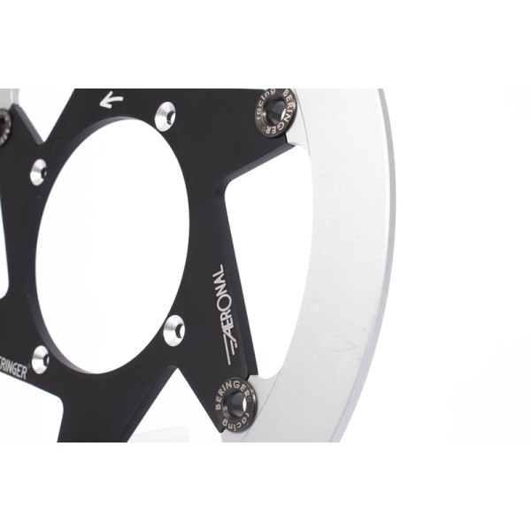 Disque de frein BERINGER Aeronal inox flottant noir - H17LGBI