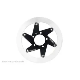 Disque de frein BERINGER Aeronal inox flottant noir - Y23LGIB