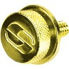 SEAT KNOB GOLD 1/4 - 20