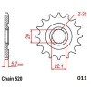 FRONT SPROCKET 520 13T