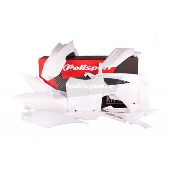 Kit plastique POLISPORT blanc Honda CRF250F/CRF450F