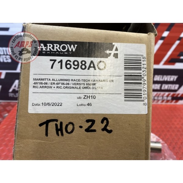 Silencieux Arrow Race-Tech Kawasaki ER6 05-06 TH0-Z2 