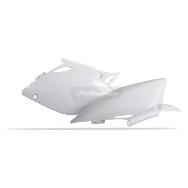Plaques latérales POLISPORT blanc Honda CRF450R