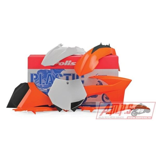 Kit plastique POLISPORT couleur origine KTM