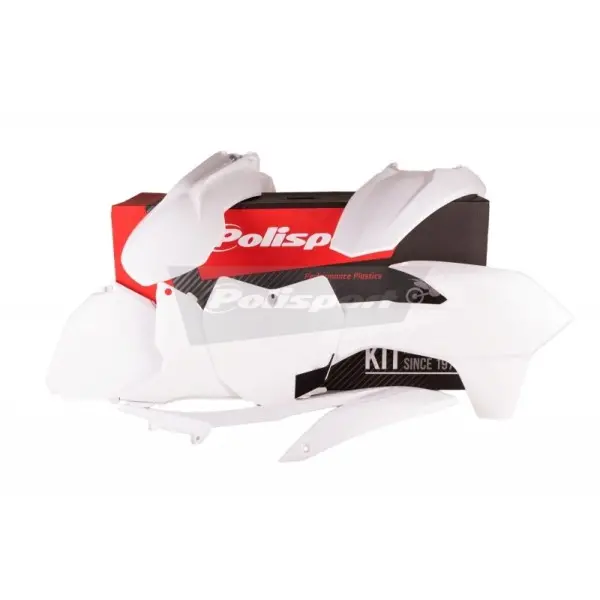 Kit plastique POLISPORT blanc KTM