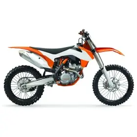 Ouïes de radiateur POLISPORT couleur origine 15 orange/blanc KTM SX85
