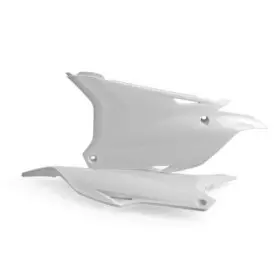 Plaques latérales POLISPORT blanc Kawasaki KX85/KX100