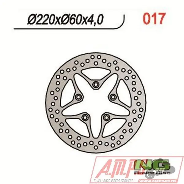 Disque de frein NG BRAKE DISC fixe - 017