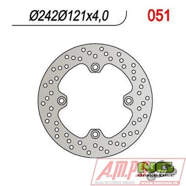 Disque de frein NG BRAKES fixe - 051