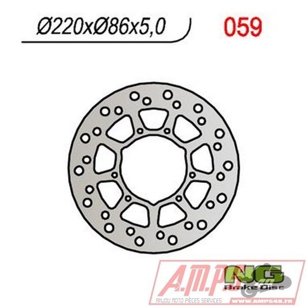 Disque de frein NG BRAKES fixe - 059