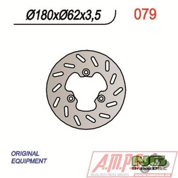 Disque de frein NG BRAKES fixe - 079